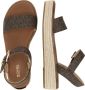 Michael Kors Richie Logo Platform Espadrille Sandal Brown Dames - Thumbnail 7