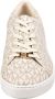 Michael Kors Keaton Lace Up Dames Sneakers Vanille - Thumbnail 9