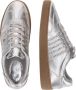 Michael Kors Scotty Lace Up Sneakers Dames Leren Sneaker Zilver - Thumbnail 5