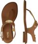 Michael Kors MK Plate Thong Dames Sandalen Luggage - Thumbnail 11