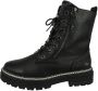Mustang Shoes Winterlaarzen hakken winter enkellaars veterschoenen nagels en decoratieve naden - Thumbnail 5