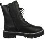 Mustang Shoes Winterlaarzen hakken winter enkellaars veterschoenen nagels en decoratieve naden - Thumbnail 6