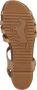Mustang Taupe Sandaal met Klittenbandsluiting Beige Dames - Thumbnail 11