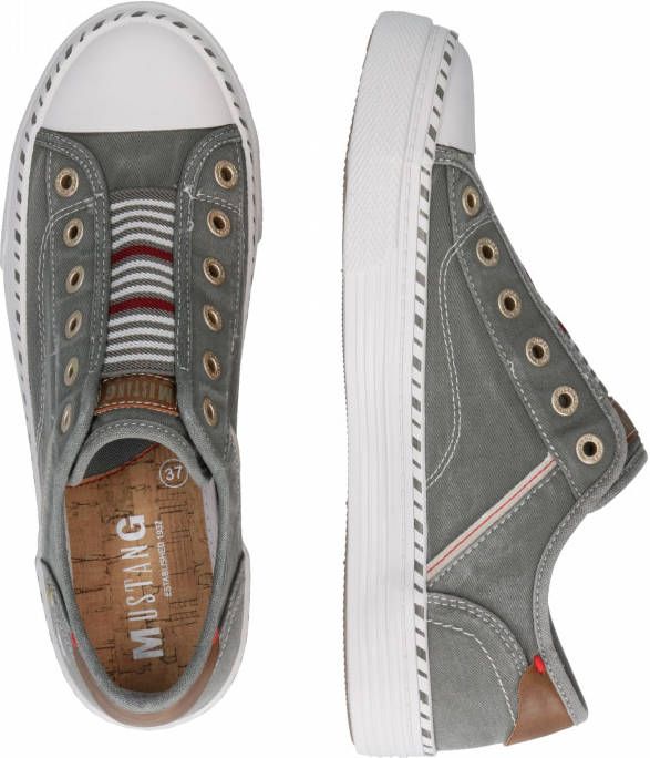 Mustang Shoes Slip-on sneakers Instapschoen Vrijetijdsschoen Slippers instapschoenen vrijetijdsschoenen met praktische elastische band - Foto 7