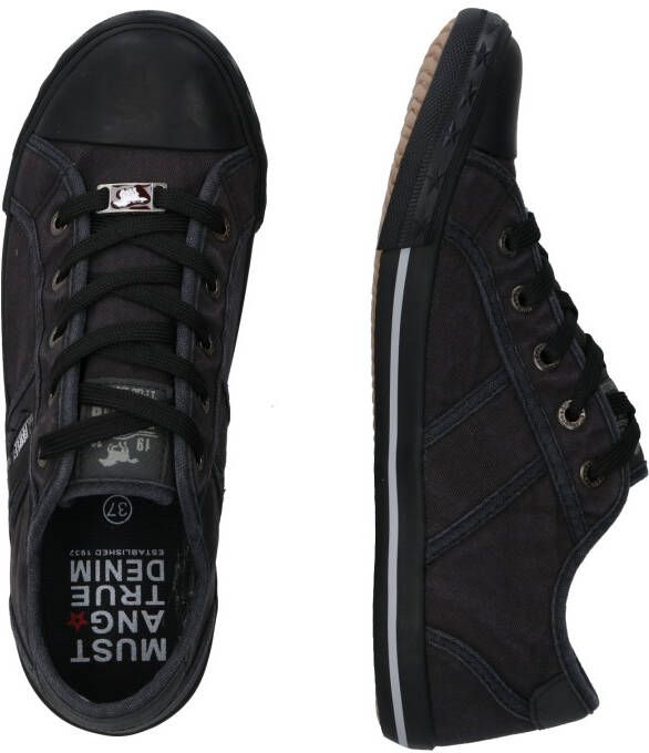 Mustang Shoes Sneakers vrijetijdsschoen lage schoen veterschoen met mustang merklabel - Foto 10