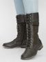 Mustang Shoes Winterlaarzen blokhak veterschoen hoge laars binnenrits - Thumbnail 3