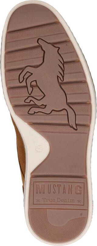 Mustang Shoes Veterschoenen vrijetijdsschoen lage schoen veterschoen met perforatie - Foto 4