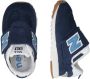 New Balance 574 sneakers donkerblauw wit lichtblauw Suede 18 5 - Thumbnail 4
