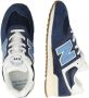 New Balance 574 sneakers donkerblauw wit Jongens Meisjes Suede Meerkleurig 36 - Thumbnail 12