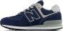 New Balance 574 sneakers donkerblauw grijs Suede Dierenprint 34.5 - Thumbnail 5