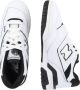 New Balance Sneakers Leer Stof Ronde Neus Veters White - Thumbnail 3