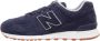 New Balance ML574EPA Mannen Marineblauw Sneakers Sportschoenen - Thumbnail 5