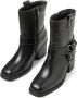 Newd Tamaris Laarsjes van leer in bikerlook - Thumbnail 3