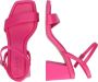 Tamaris Roze Open Platte Sandalen Vrouwen Pink Dames - Thumbnail 8