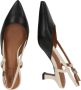 Tamaris Zwarte Elegante Open Platte Sandalen Black Dames - Thumbnail 11
