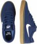 Nike SB Chron 2 Skateschoen Navy Navy Gum Light Brown White Heren - Thumbnail 9