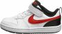 Nike Court Borough Low 2 (GS) sneakers wit rood zwart - Thumbnail 21