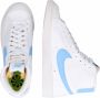 Nike Blazer Mid '77 Next Nature Sneakers Dames Wit Blauw - Thumbnail 2