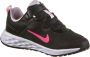 Nike revolution 6 hardloopschoenen zwart roze kinderen - Thumbnail 10