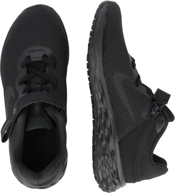 Nike Revolution 6 FlyEase Eenvoudig aan en uit te trekken kleuterschoenen Zwart - Foto 12