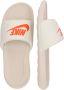 Nike Flexibele rubberen slippers met gestructureerd voetbed White - Thumbnail 11