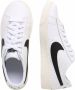 Nike Blazer Low (GS) leren sneakers wit zwart - Thumbnail 4