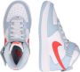 Nike Air Force 1 Mid Junior Light Armoury Blue White Bright Crimson Kind Light Armoury Blue White Bright Crimson - Thumbnail 3