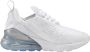 Nike Air Max 270 Older Kids' Shoe White Metallic Silver White Metallic Silver White - Thumbnail 3