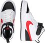 Nike court borough mid 2 sneakers wit rood kinderen - Thumbnail 3