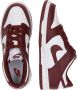 Nike Dunk Low GS Redwood Sneakers Unisex Wit Bordeaux - Thumbnail 4