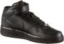 Nike Air Force 1 Mid 07 Triple Black Heren Sneakers Schoenen Zwart CW2289 - Thumbnail 10