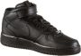 Nike Air Force 1 Mid Heren Schoenen Black Leer 5 Foot Locker - Thumbnail 10