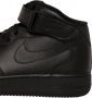 Nike Air Force 1 Mid Heren Schoenen Black Leer 5 Foot Locker - Thumbnail 9