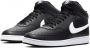 Nike Wmns Court Vision Mid Zwarte Sneaker 37 5 Zwart - Thumbnail 42