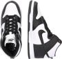 Nike Dunk High Dames Sneakers Zwart Wit Leer - Thumbnail 4