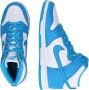 Nike Dunk High Retro Sneakers Blue White Unisex - Thumbnail 7