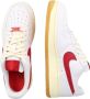 Nike Air Force 1'07 Kinder Sneakers Wit Rood Lichtgeel - Thumbnail 3