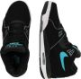 Nike Air Flight 89 Black Aqua Heren Basketbalschoenen Sneakers Zwart HF0102 - Thumbnail 4