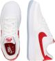Nike Air Force 1 Low '07 Satin White Varsity Red DX6541 - Thumbnail 3
