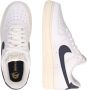 Nike Air Force 1 '07 Flyease \ White Vintage Sail Navy Sneakers - Thumbnail 8