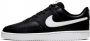 Nike Court Vision Low Sneakers Black White-Photon Dust - Thumbnail 110