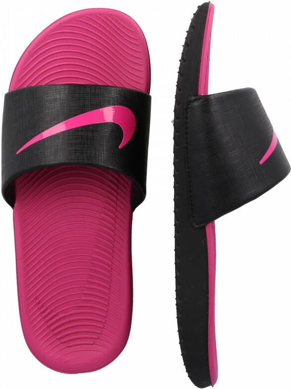 Nike Kawa Slipper kleuters kids Black Vivid Pink Black Vivid Pink - Foto 7