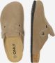 ONLY leren clogs taupe - Thumbnail 6