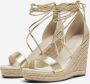 Only Sandalen ONLAMELIA-17 PU FOIL WRAP WEDGE HEEL - Thumbnail 4