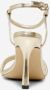 Only Gouden sandaal met hakfolie Yellow Dames - Thumbnail 6