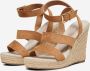 Only Bruine Sleehak Sandaal voor Vrouwen Brown Dames - Thumbnail 5