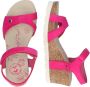 Panama Jack JULIA B58 Fuchsia sandaal op sleehak wijdte G - Thumbnail 4