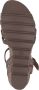 Panama Jack Vera Sandalen Met Sleehak Dames Taupe - Thumbnail 19