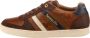 Pantofola d'Oro Soverato Sneakers Heren Leren Veterschoenen Cognac - Thumbnail 4