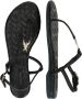 PATRIZIA PEPE Zwarte sandaal met enkelbandje en contrastdetails Black Dames - Thumbnail 5